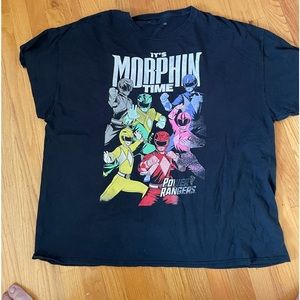 Men’s mighty Morphin, Power Rangers T-shirt size 2X